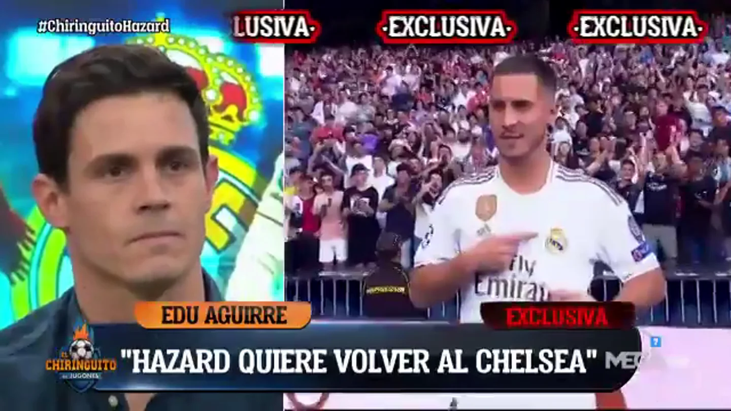 Exclusiva de Edu Aguirre: "Hazard quiere irse del Real Madrid" Exclusiva de Edu Aguirre: "Hazard quiere irse del Real Madrid"