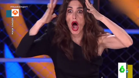 La divertida reacción de Paz Vega, Javier Ambrosio, Javier Calvo y José Mota al descubrir la famosa internacional tras la Menina de Mask Singer La divertida reacción de Paz Vega, Javier Ambrosio, Javier Calvo y José Mota al descubrir la famosa internacional tras la Menina de Mask Singer