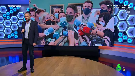 El Intermedio (25-05-21) La respuesta de Dani Mateo a Abascal tras decir que los "servicios secretos" están tras los disturbios en Ceuta El Intermedio (25-05-21) La respuesta de Dani Mateo a Abascal tras decir que los "servicios secretos" están tras los disturbios en Ceuta