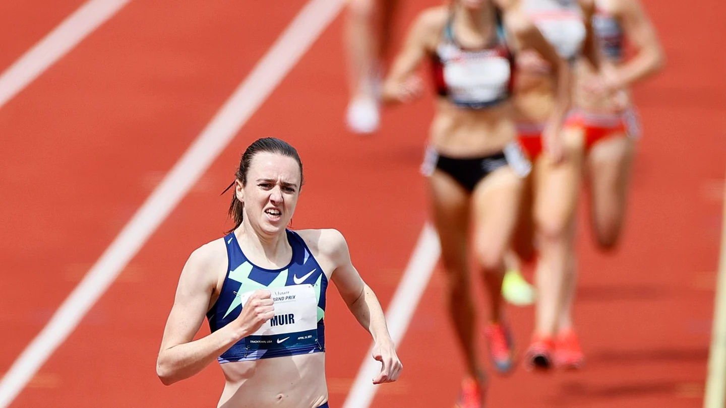 Laura Muir, atleta del equipo olímpico británico Laura Muir, atleta del equipo olímpico británico