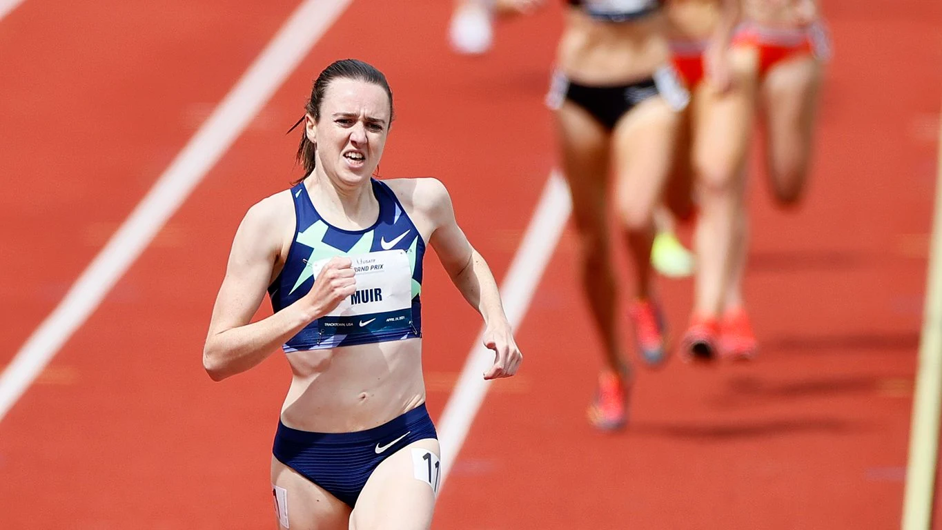 Laura Muir, atleta del equipo olímpico británico