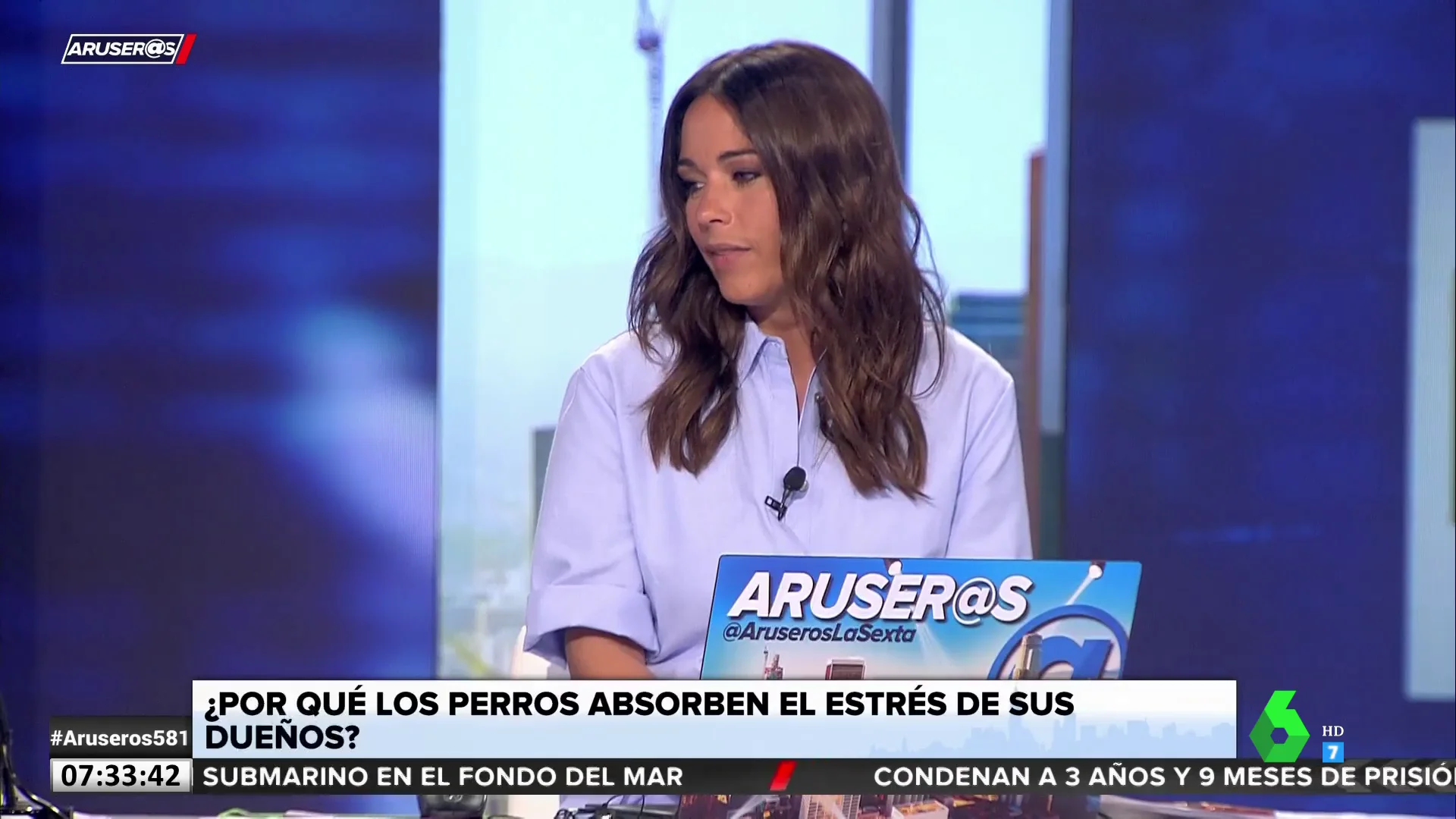 El irónico 'zasca' de Alfonso Arús a Patricia Benítez que hace reír a los colaboradores de Aruser@s