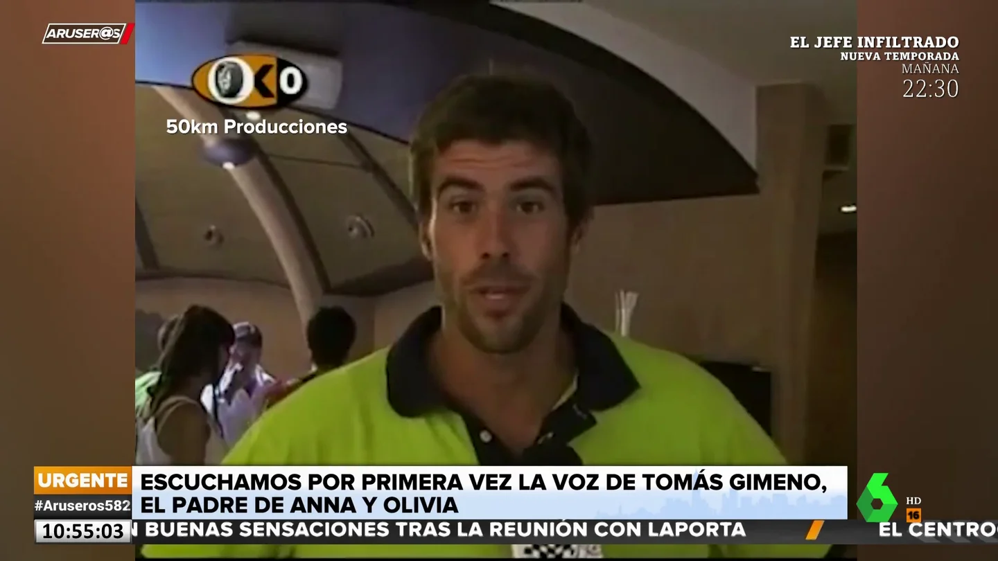 Así suena la voz de Tomás Gimeno, el padre de las niñas desaparecidas en Tenerife Así suena la voz de Tomás Gimeno, el padre de las niñas desaparecidas en Tenerife