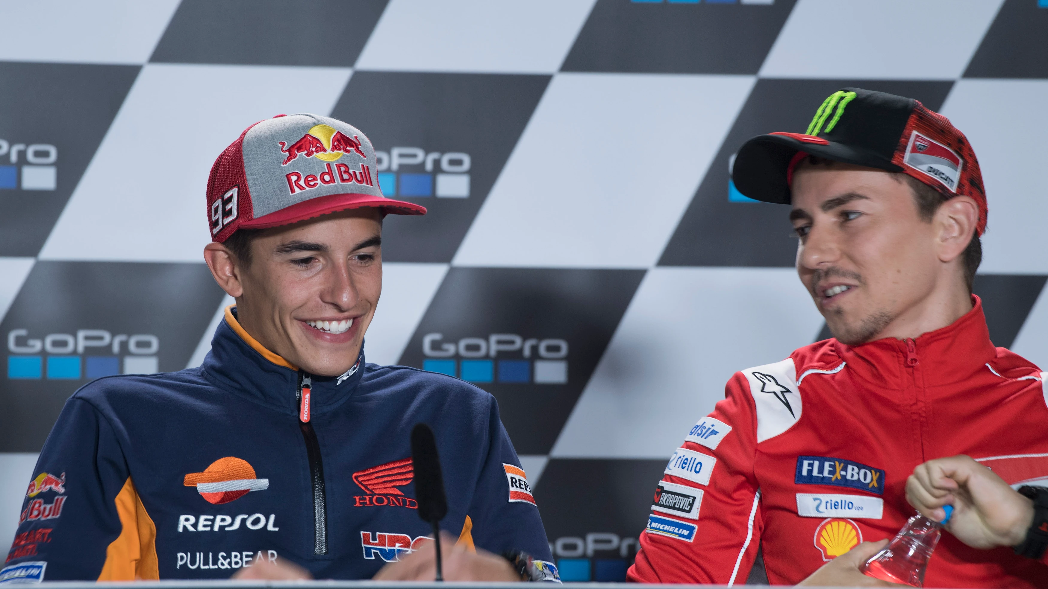 Marc Márquez y Jorge Lorenzo