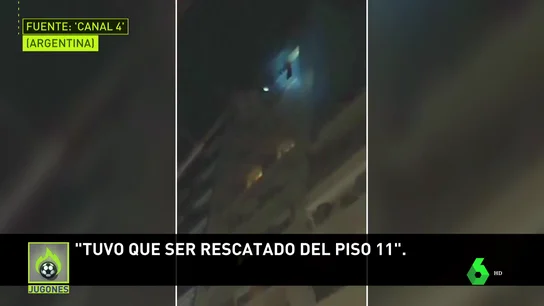 Rescate futbolista incendio Rescate futbolista incendio