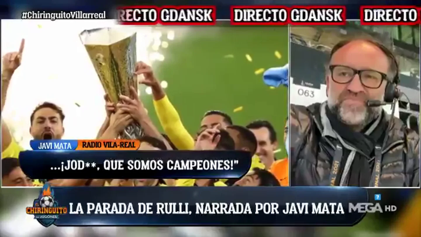 La pasión de Javi Mata al narrar el gol de Rulli en los penaltis La pasión de Javi Mata al narrar el gol de Rulli en los penaltis