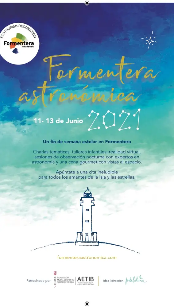 Cartel Formentera Astronómica