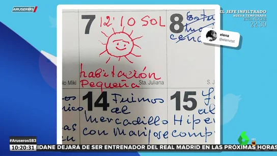 Un anciano crea un diario con los planes que realiza durante la semana con sus seres queridos Un anciano crea un diario con los planes que realiza durante la semana con sus seres queridos
