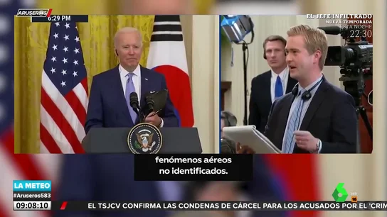 La sorprendente respuesta de Joe Biden cuando le preguntan por la existencia de ovnis La sorprendente respuesta de Joe Biden cuando le preguntan por la existencia de ovnis