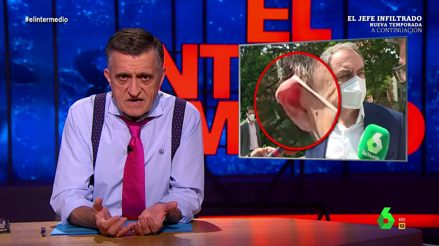 El grito de Wyoming al ver la oreja de Zapatero: "¿Qué le pasa a este hombre?" El grito de Wyoming al ver la oreja de Zapatero: "¿Qué le pasa a este hombre?"
