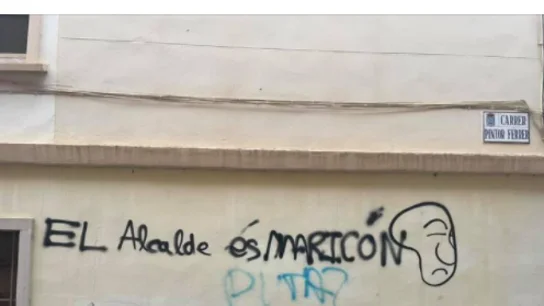 El alcalde de L'Alcora responde a una pintada homófoba de manera elegante y ejemplar: "¿Ahora te enteras?" El alcalde de L'Alcora responde a una pintada homófoba de manera elegante y ejemplar: "¿Ahora te enteras?"