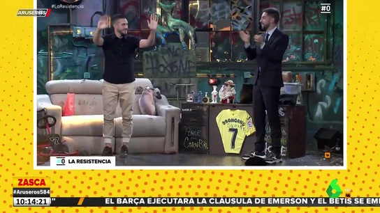 El dardo de Grison en 'La Resistencia' a De Gea por su penalti fallido frente al Villarreal El dardo de Grison en 'La Resistencia' a De Gea por su penalti fallido frente al Villarreal