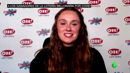 Ganadora de un millón por vacunarse Ganadora de un millón por vacunarse