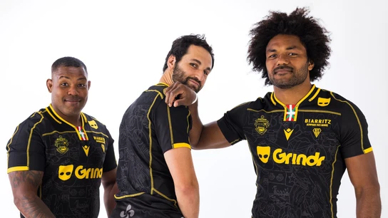 Varios jugadores del Biarritz Olympique Pays Basque Varios jugadores del Biarritz Olympique Pays Basque