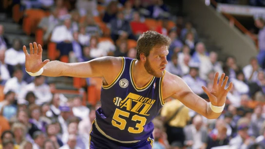 Mark Eaton, con los Jazz Mark Eaton, con los Jazz