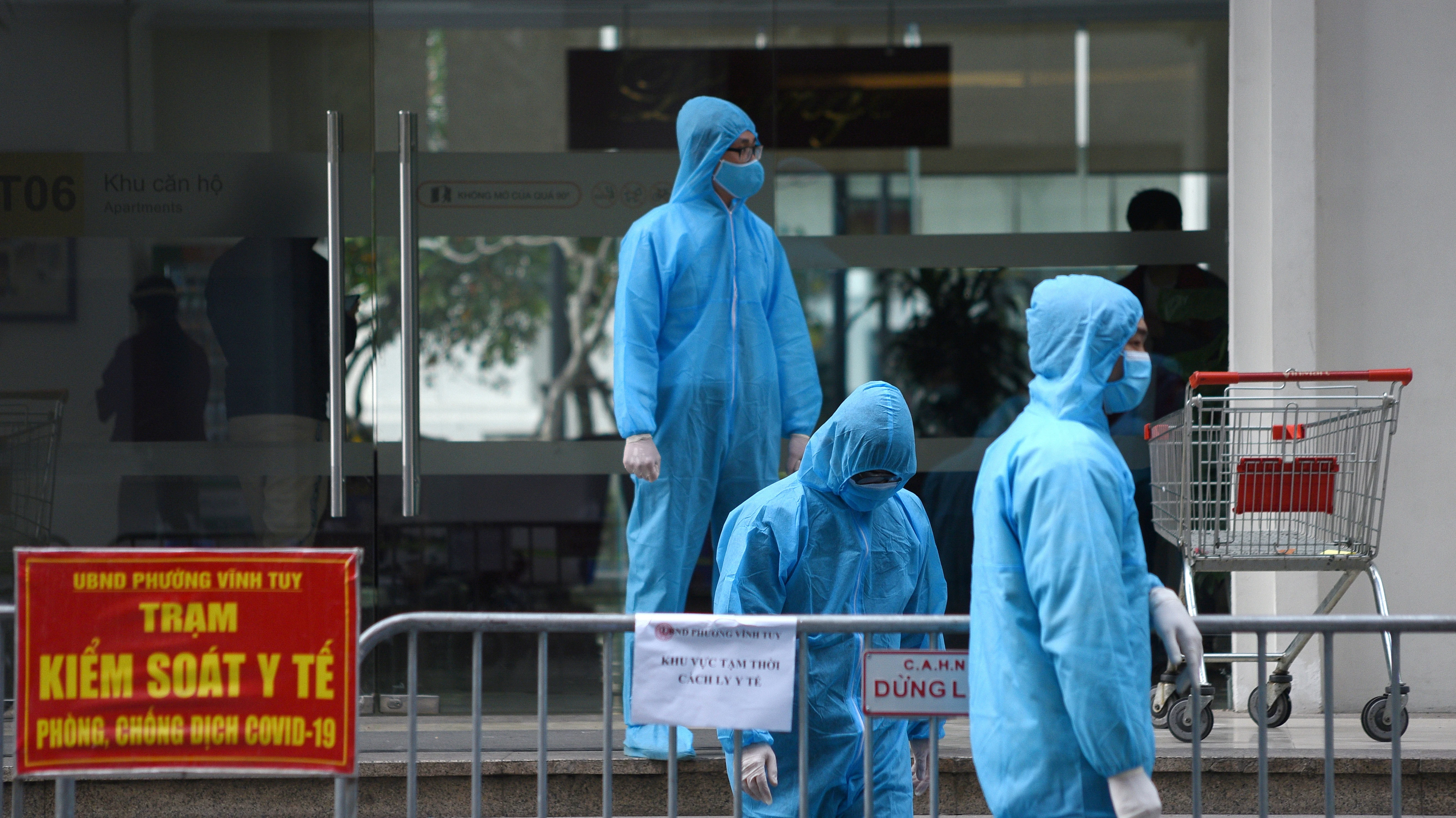 Sanitarios en Hanoi, Vietnam