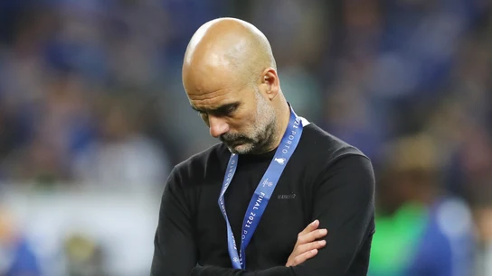 Guardiola, cabizbajo Guardiola, cabizbajo