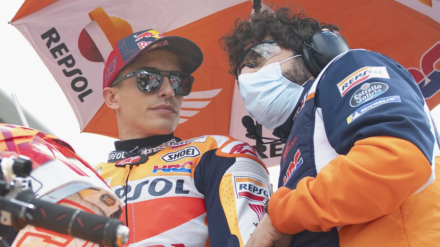 Márquez, en pista Márquez, en pista