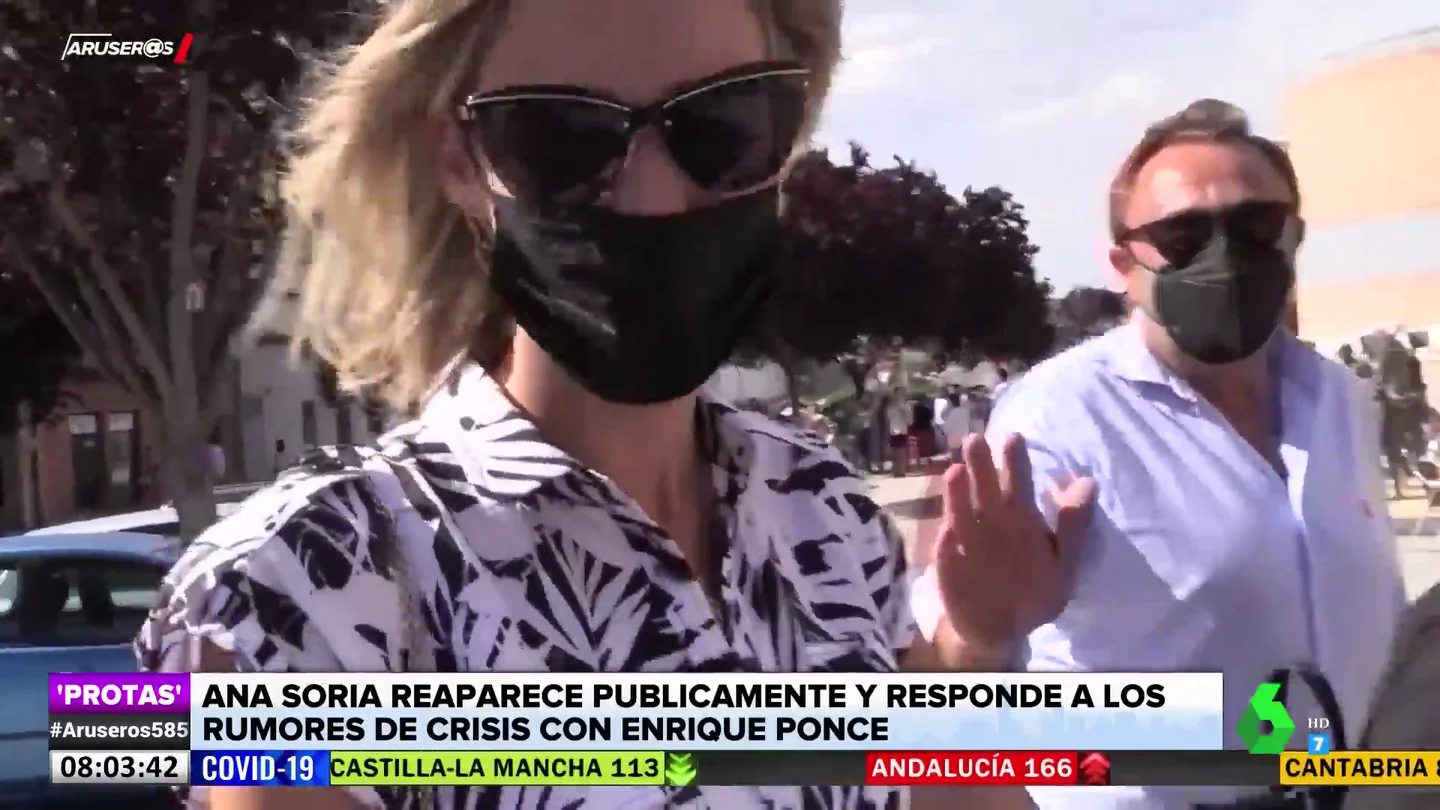 Ana Soria se pronuncia sobre los rumores de crisis con Enrique Ponce Ana Soria se pronuncia sobre los rumores de crisis con Enrique Ponce