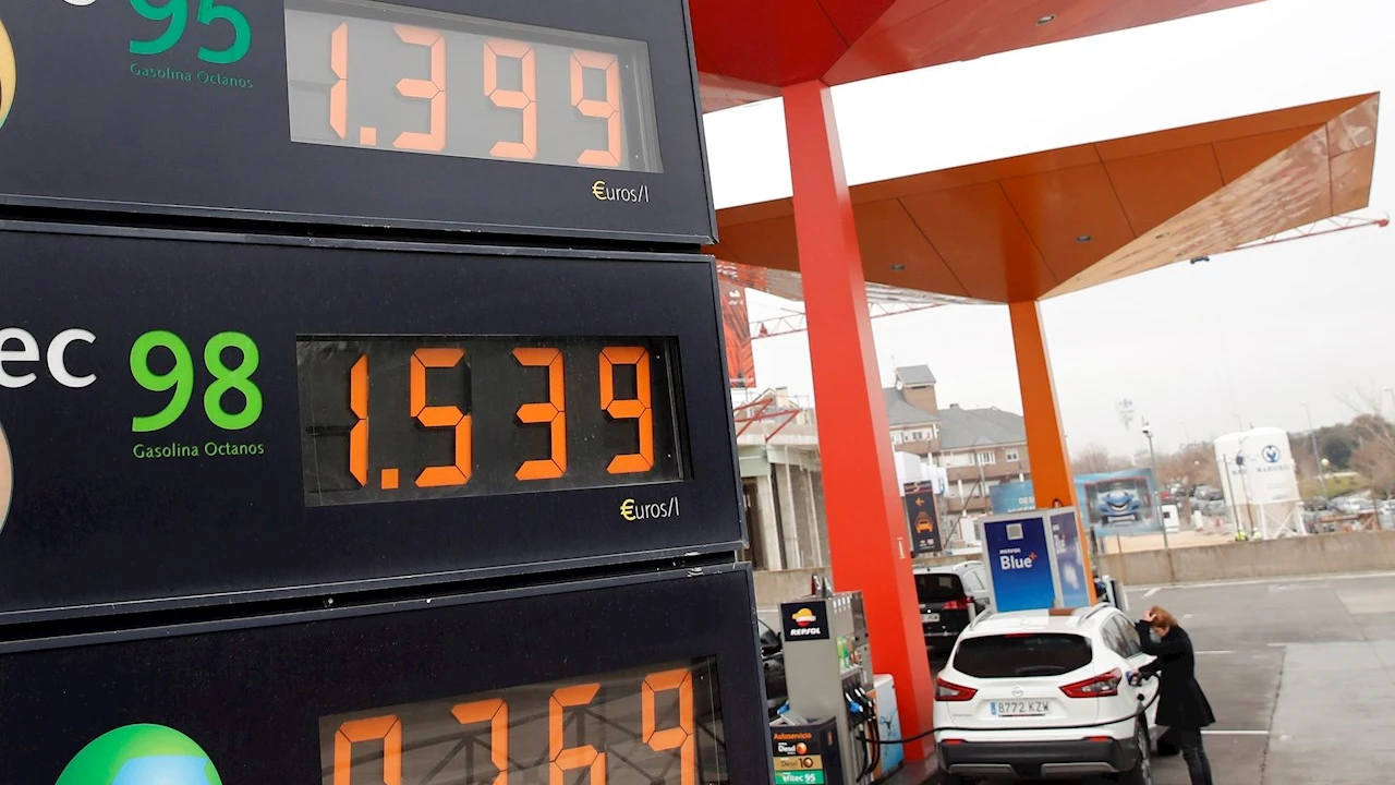 Imagen de recurso de una gasolinera