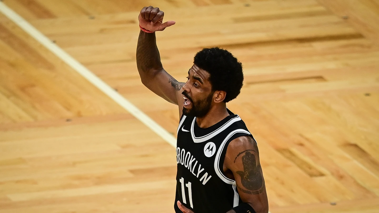 Kyrie Irving, en el TD Garden Kyrie Irving, en el TD Garden