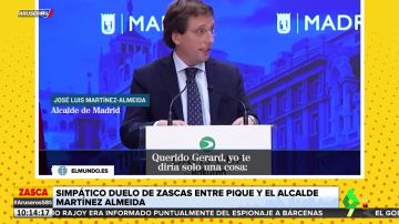 La indirecta del alcalde Almeida a Piqué: "El camino más corto para ser campeón es hacerse un Suárez"