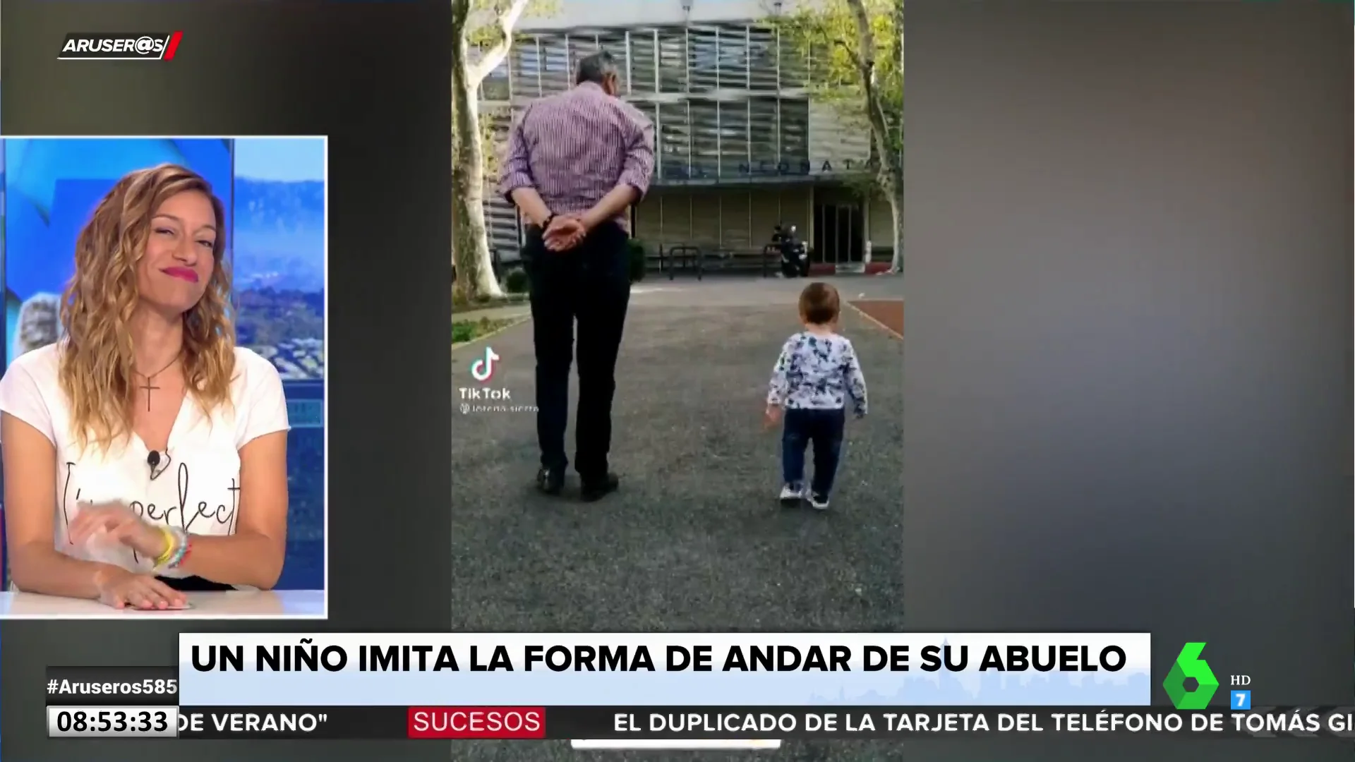 El vídeo de un niño imitando los gestos de su abuelo que se ha hecho viral