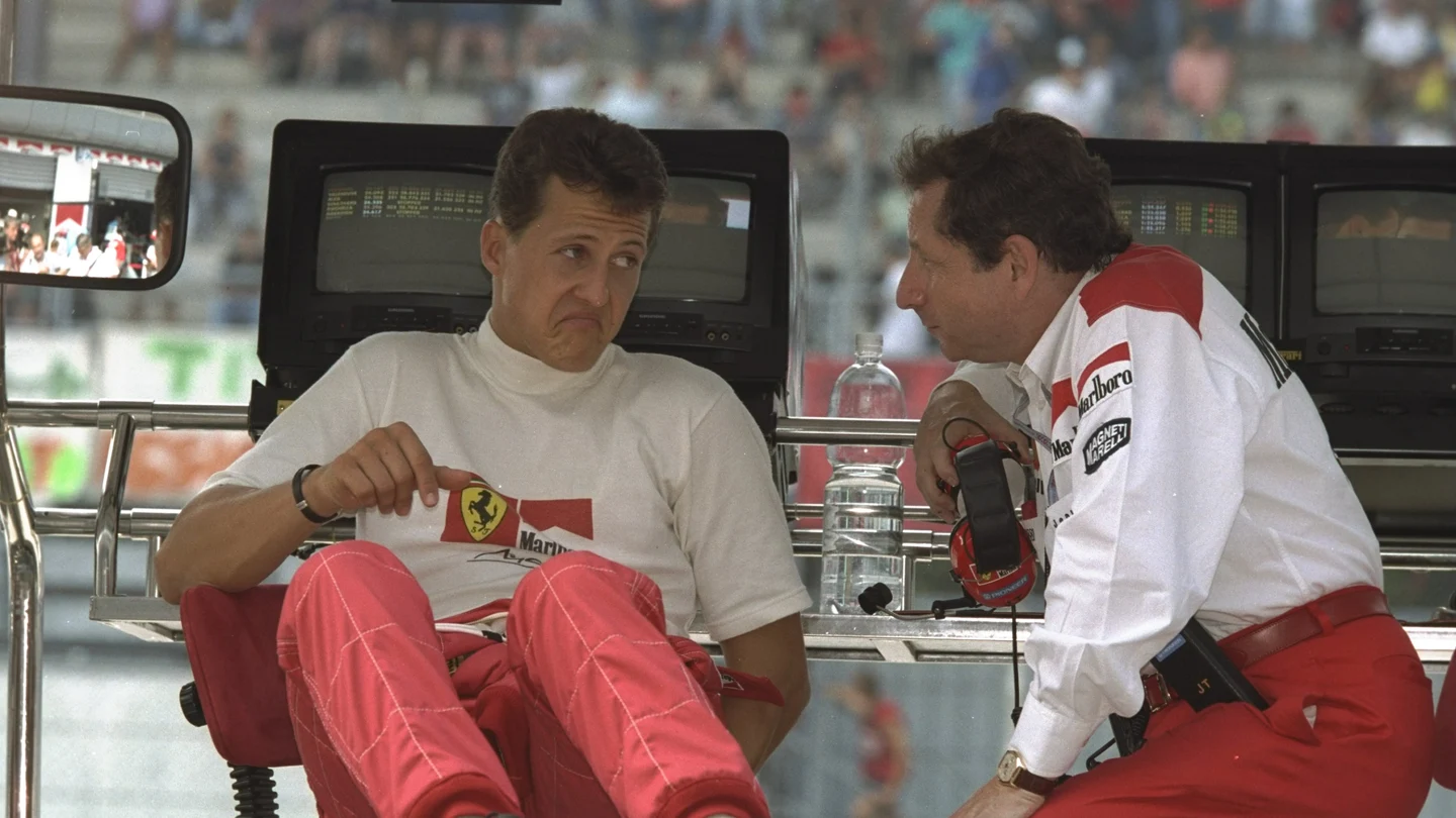 Michael Schumacher y Jean Todt Michael Schumacher y Jean Todt