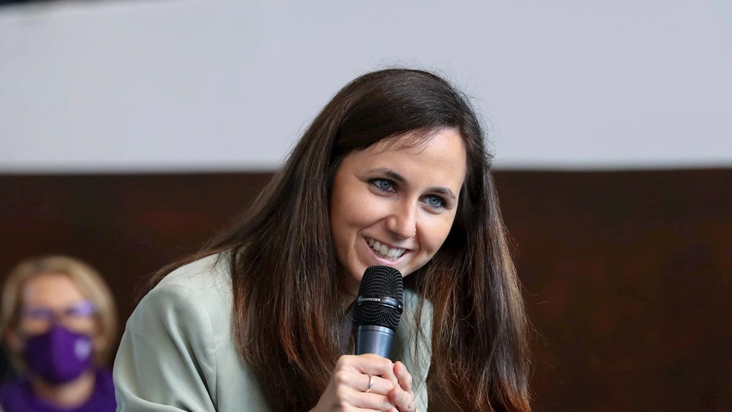 La ministra de Derechos Sociales y Agenda 2030 y candidata a la secretaría general de Podemos, Ione Belarra La ministra de Derechos Sociales y Agenda 2030 y candidata a la secretaría general de Podemos, Ione Belarra