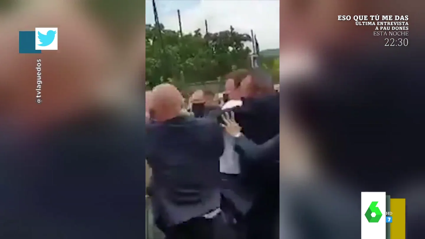 "Macron carga brazo como diciendo, 'te reviento'": el análisis de Zapeando "Macron carga brazo como diciendo, 'te reviento'": el análisis de Zapeando
