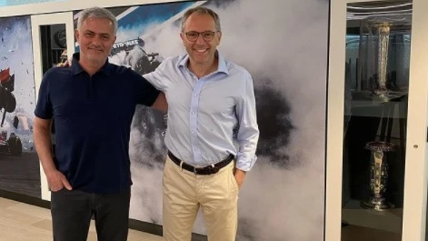 José Mourinho y Stefano Domenicali