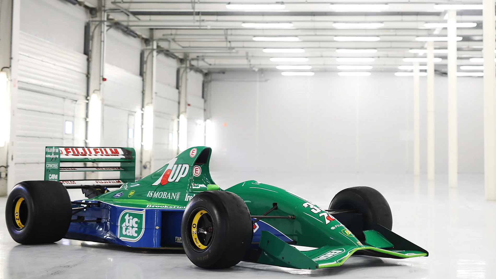 Jordan 191, monoplaza con el que debutó Schumacher en la F1 