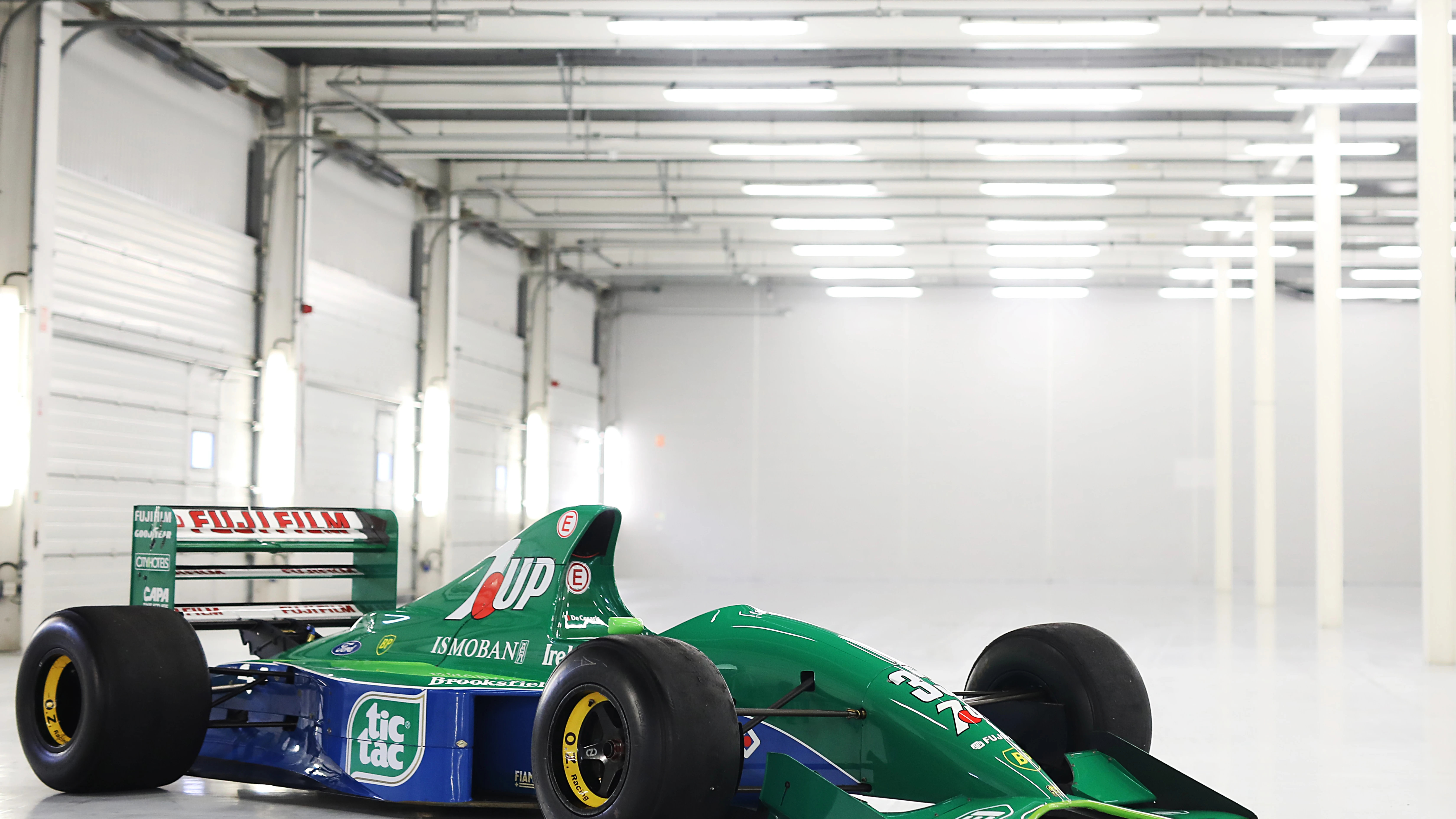 Jordan 191, monoplaza con el que debutó Schumacher en la F1 