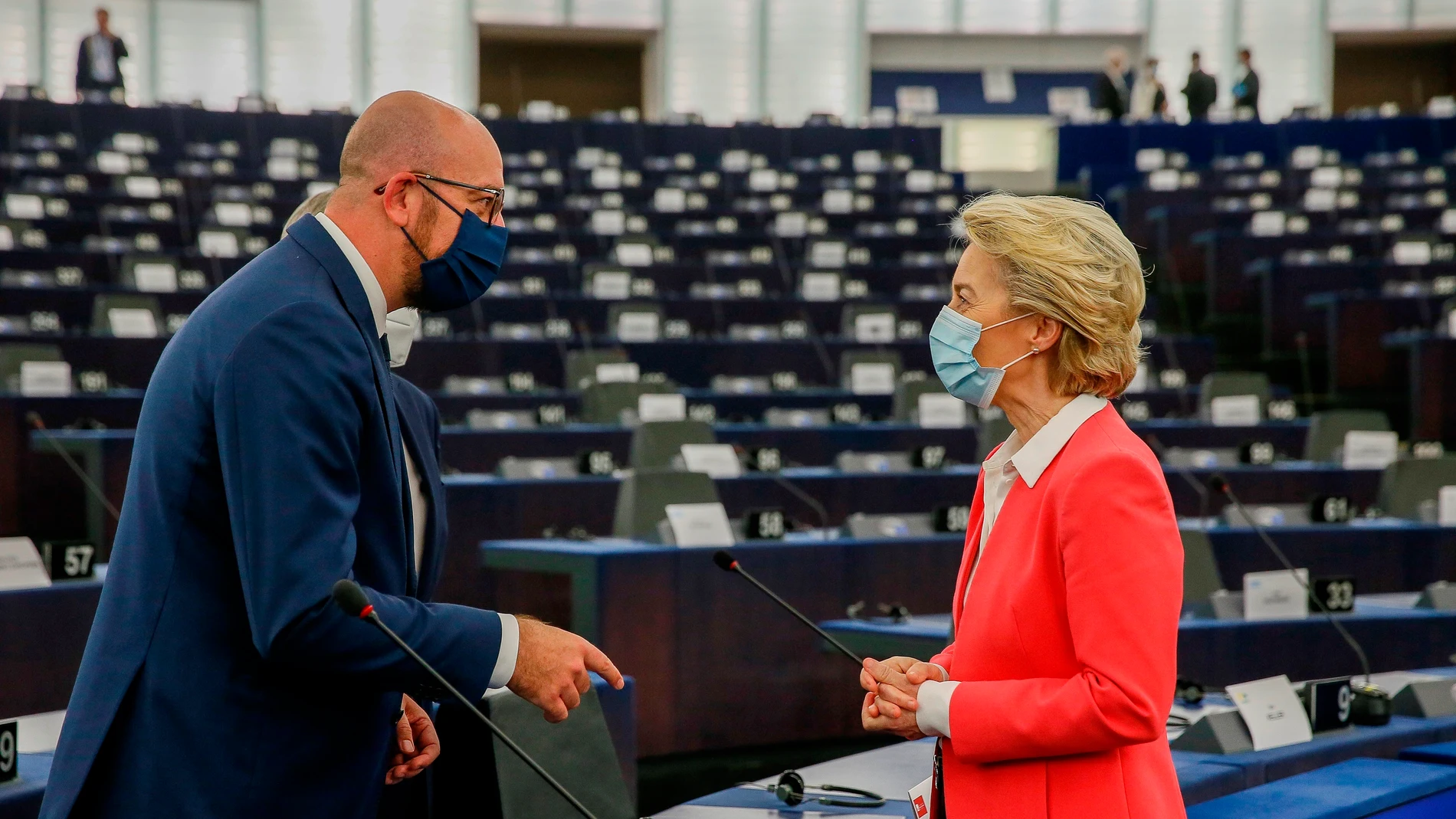 El presidente del Consejo Europeo, Charles Michel y la presidenta de la Comisión Europea, Ursula Von der Leyen