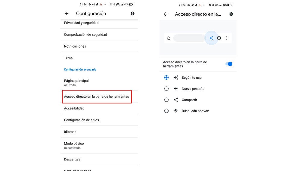 La nueva función de Chrome