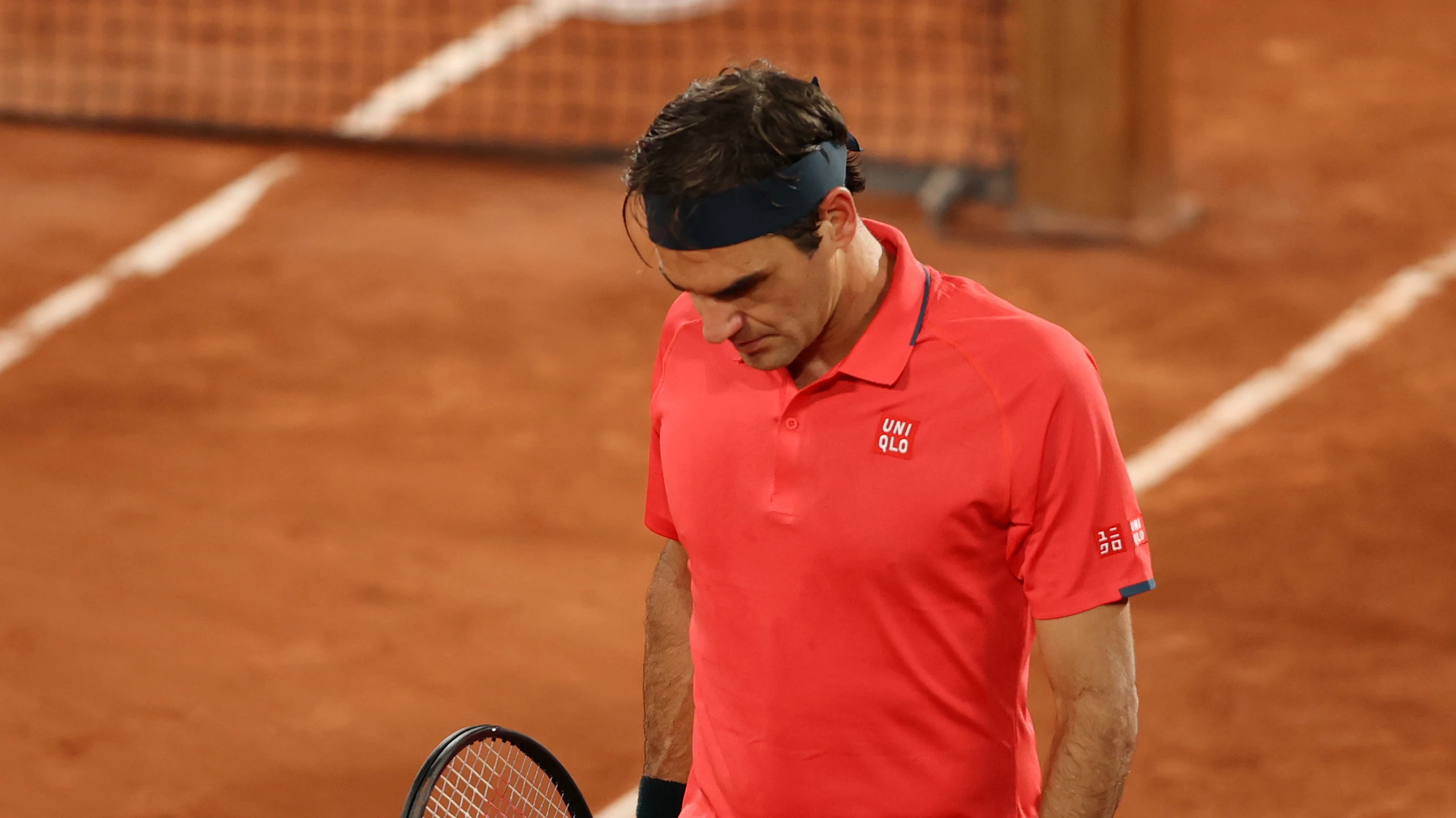 Roger Federer en Roland Garros