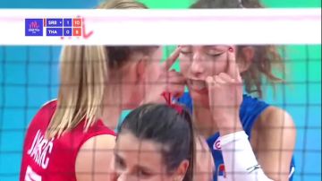 El gesto racista de Sanja Djurdjevic, jugadora de la selección serbia de Voleyball