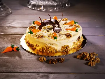 Tarta de Zanahoria en Ginebra, Suiza Tarta de Zanahoria en Ginebra, Suiza