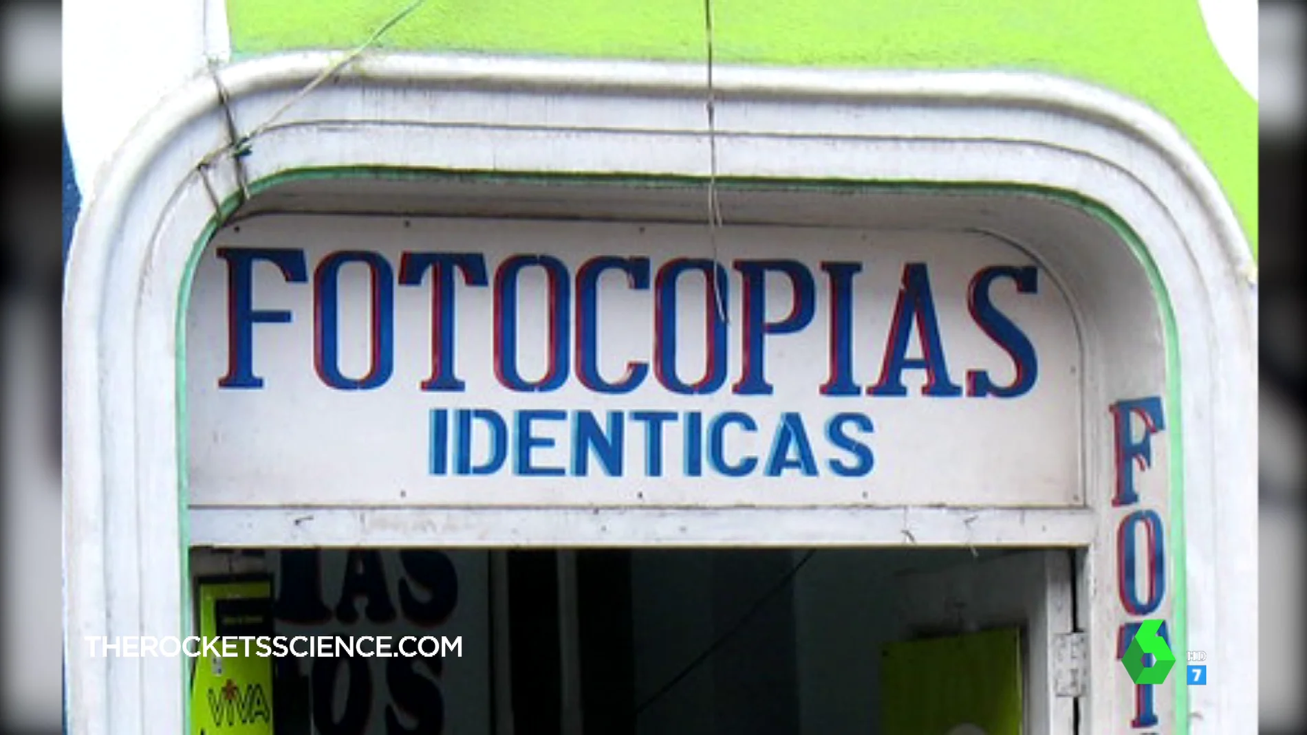 De la copistería que anuncia De la copistería que anuncia