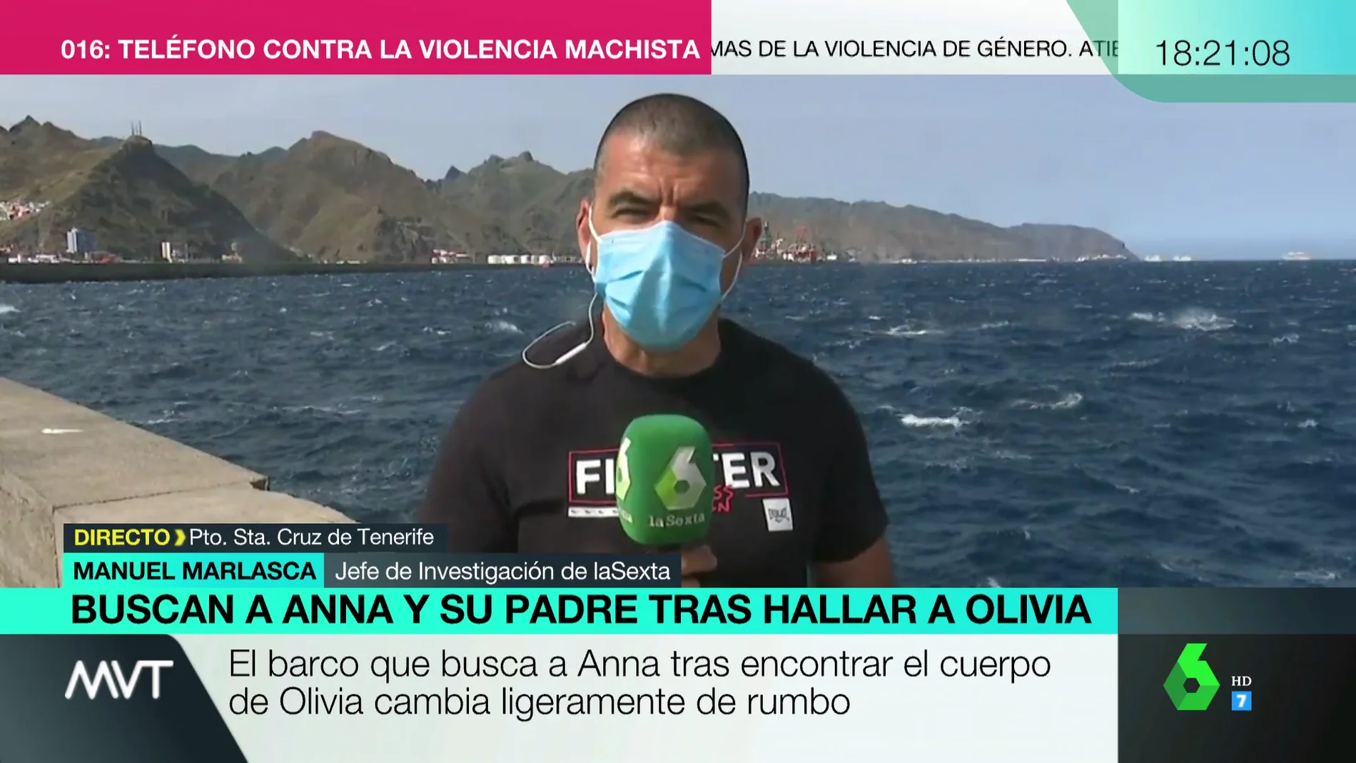Manuel Marlasca: "La hipótesis es que Gimeno se lanzó al agua lastrado con un cinturón de buceo"