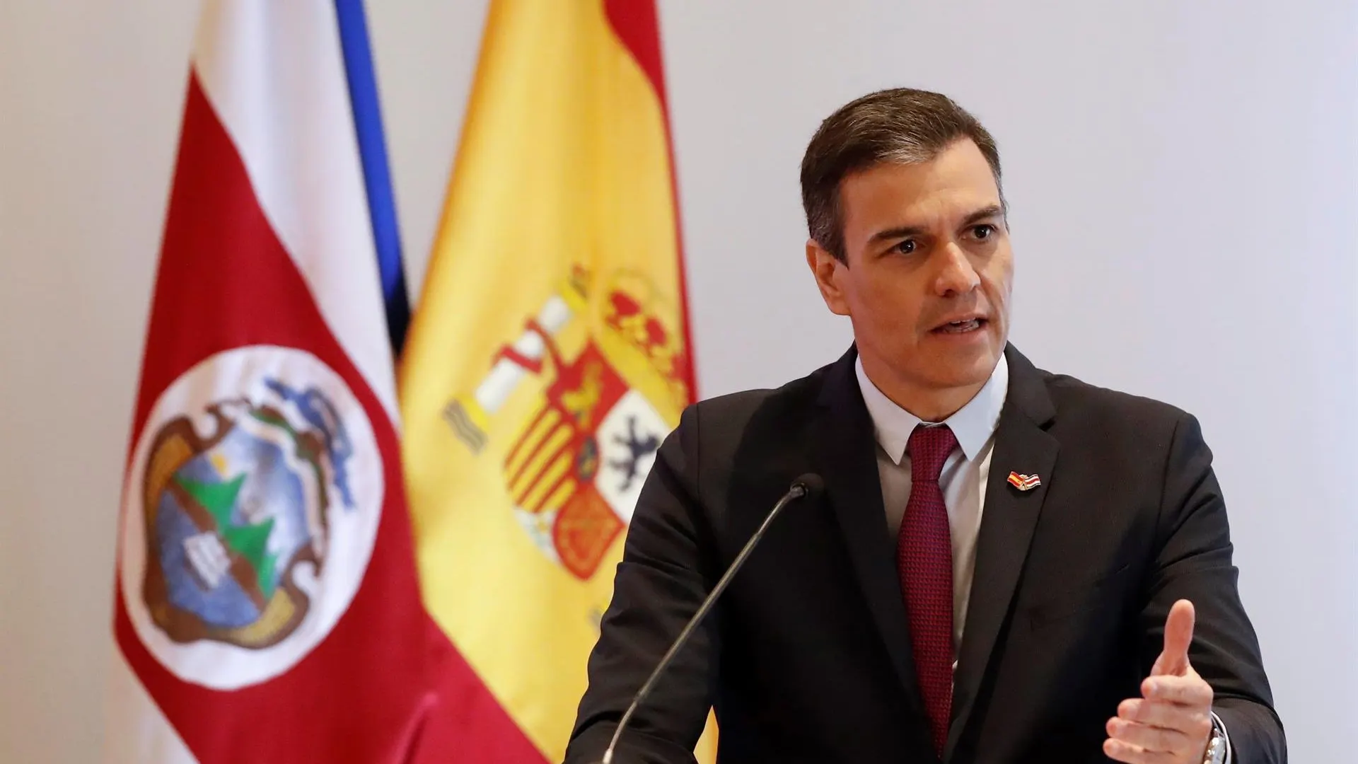 El presidente del Gobierno, Pedro Sánchez