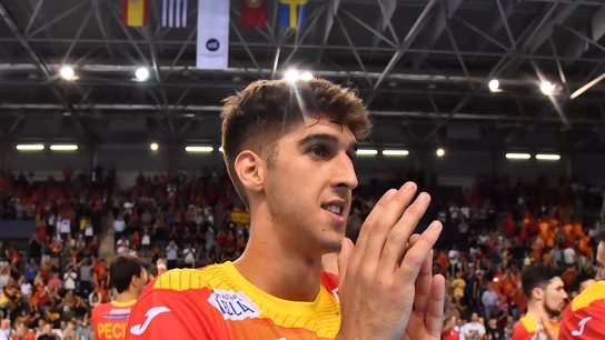 Antonio Serradilla con la selección española de balonmano Antonio Serradilla con la selección española de balonmano