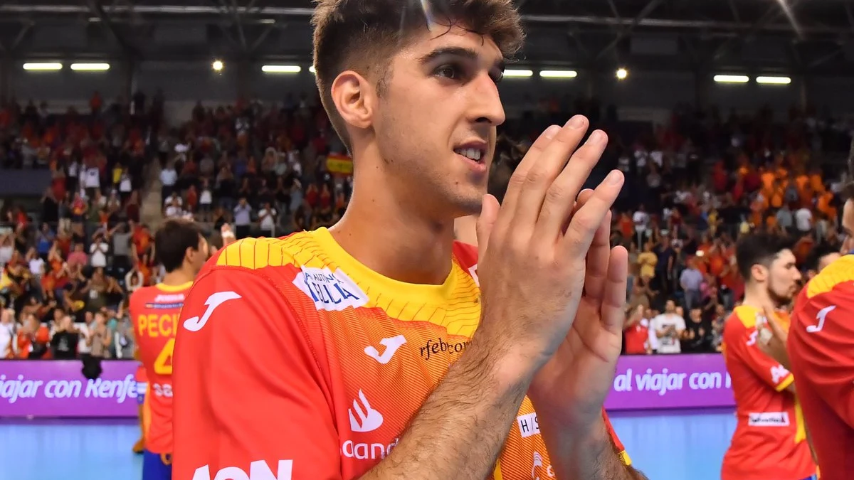 Antonio Serradilla con la selección española de balonmano