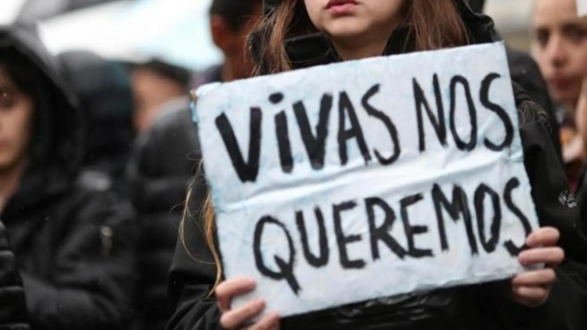 Imagen de archivo de una pancarta en una manifestación feminista.