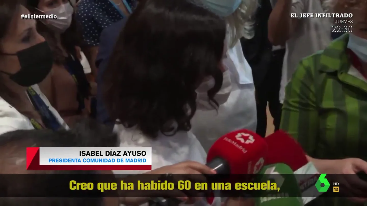 La 'preocupación' de Wyoming tras ver una declaración de Ayuso a los medios: "Espero que el cámara de laSexta esté sano y salvo" La 'preocupación' de Wyoming tras ver una declaración de Ayuso a los medios: "Espero que el cámara de laSexta esté sano y salvo"