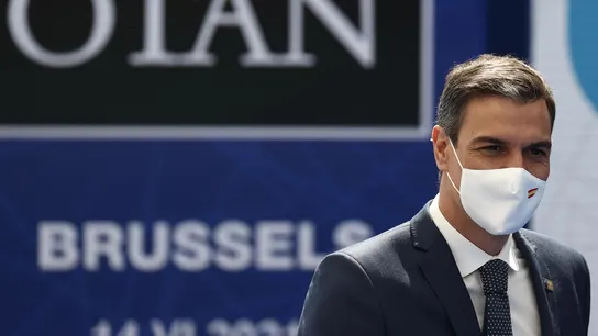 Pedro Sánchez llega para asistir a una cumbre de la OTAN Pedro Sánchez llega para asistir a una cumbre de la OTAN