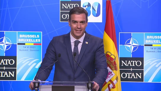 Sánchez, tras su breve encuentro con Biden en la OTAN Sánchez, tras su breve encuentro con Biden en la OTAN: "Era una primera toma de contacto"