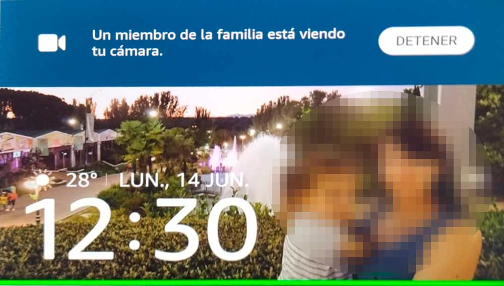 Acceso a la cámara del Echo Show