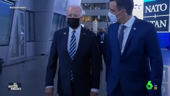 Vídeo manipulado - La 'verdadera' conversación de Pedro Sánchez con Joe Biden: "Tú debes ser importante, ¿no?" Vídeo manipulado - La 'verdadera' conversación de Pedro Sánchez con Joe Biden: "Tú debes ser importante, ¿no?"