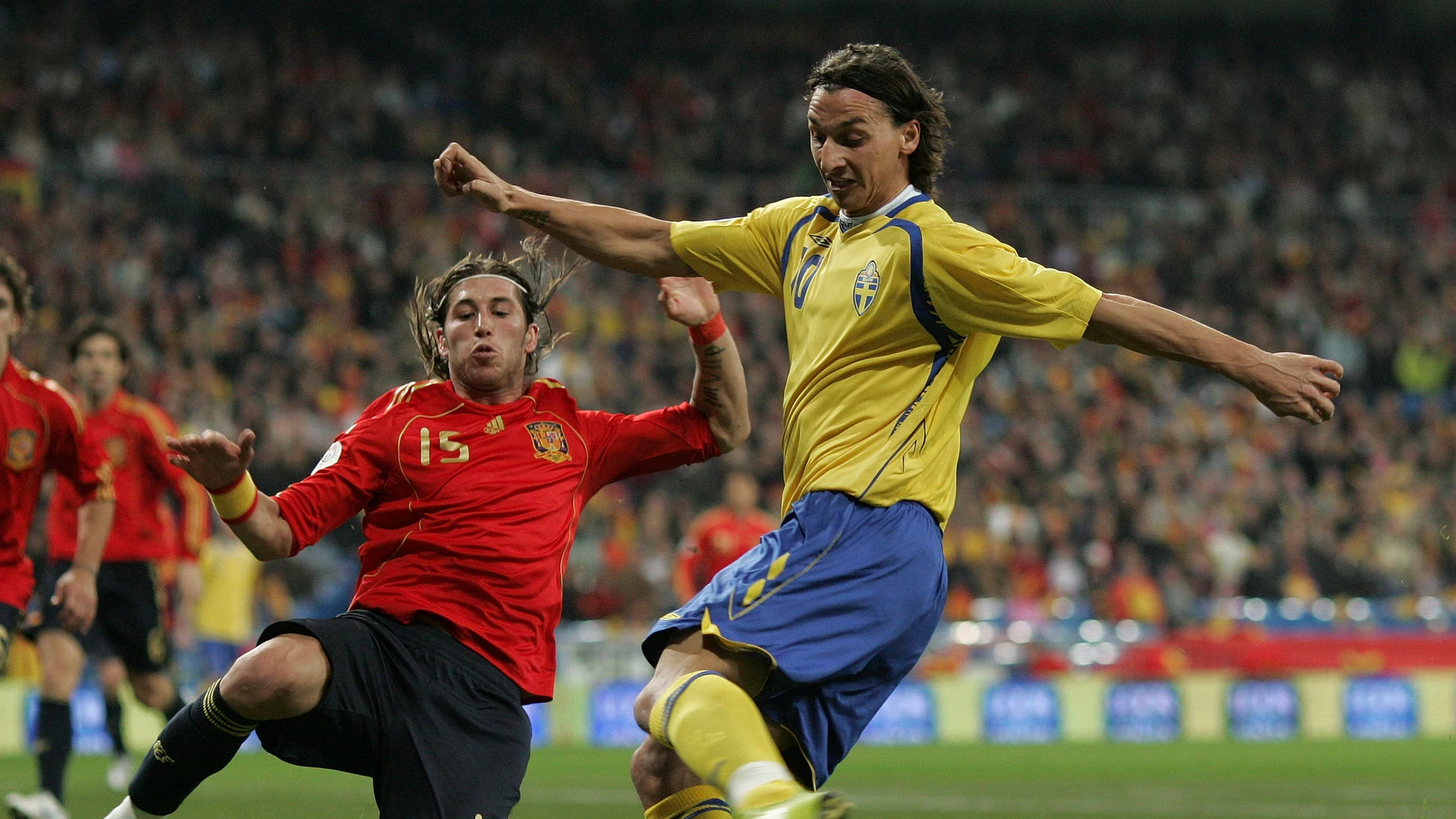Sergio Ramos y Zlatan Ibrahimovic, las grandes ausencias del España - Suecia